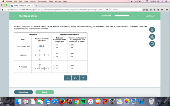For each compound in the table below, decide wheth