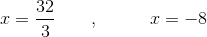 I= -8