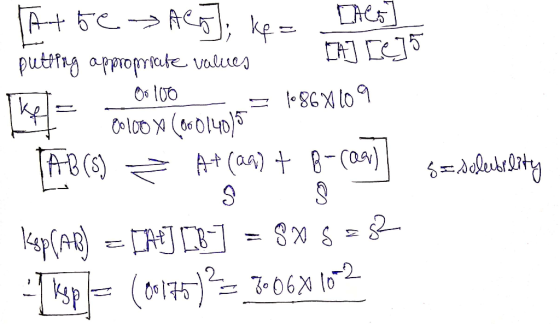 Tatte > AG, ke= [nes] putting appropriate values [A] [e]5 08 100 - = 1086 X 109 h colcD YO (60140)5 TAB(5) Ź Atlaa) t B-raq)