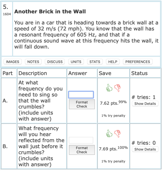 5. Another Brick in the Wall 1604 You are in a car that is heading towards a brick wall at a speed of 32 m/s (72 mph). You kn