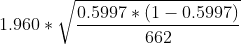 0,59971 0,5997) 662 1.960