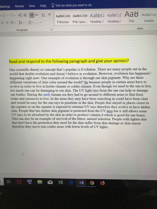 Mailings Review View Help Tell me what you want to do AaBbcDd AaBbcecod AaBbCr AaBbcct AaB AaBbCD 1Normal 1 No Spac... Headin