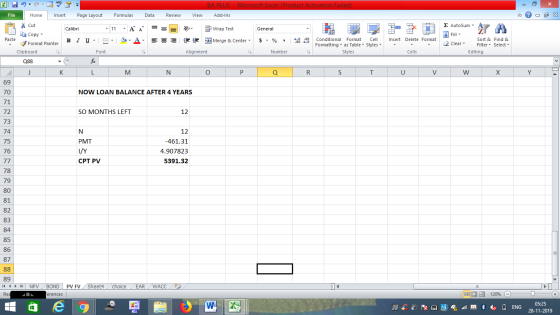 BA PLUS- Microsoft Excel (Product Activation Failed) Review File Home Insert Page Layout Formulas Data View Add-Ins Σ AutoSum