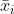 \bar{x}_i