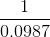 0,0987
