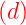 \large {\color{Red}(d)}