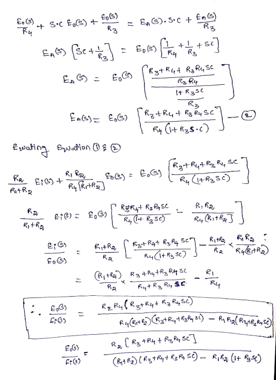 + Suc Eos) + EAS).S.C + En(s) Rut R3 R3 enten + S-C $C) + = €9,6)=8-c + era in En les {seta] = Forms the ? (R 3+R 4t R₂ RG SC