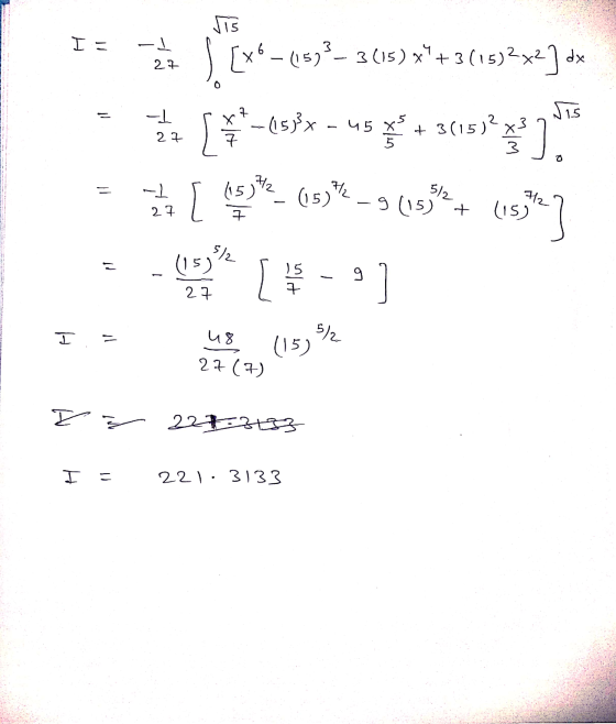 Jis I- - 22 [ x 6 - 153 3 (15) x + 3 (15)-x2] x TF || Jis گرد) - 2구 7. -ts - 15 + 3(15)] [ * s) -> (15+ (is 리는 C -) 27 커2 512