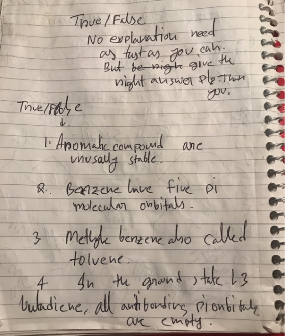True / False No explanation need as fast as ou cah. But be nigh give the night answer ple. That Truelsache 1. Anomatic comp