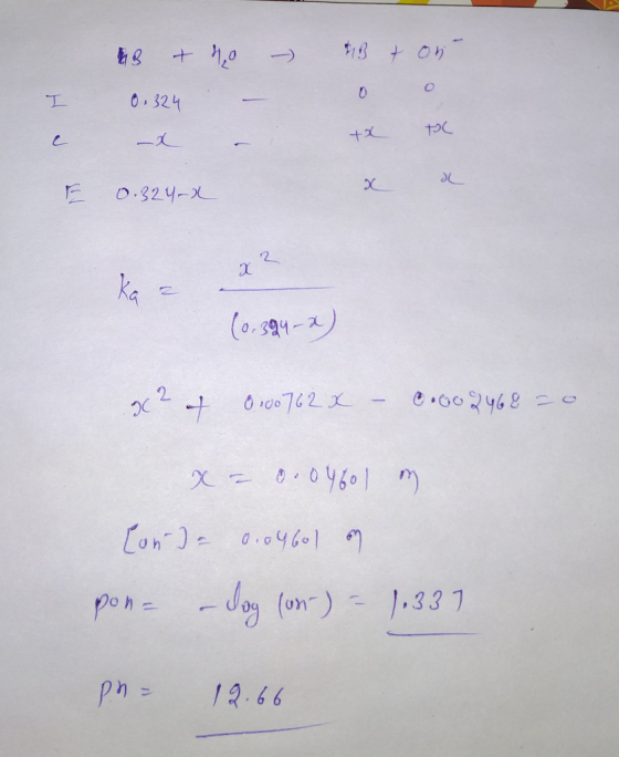 – I e He & ho 0,324 - - - 18 & on- 0 0 + + SC 0.324-2 (0.394 ) 32 of 0.00 76 2 x - 0.002468 = o. x = 0.04601 m [onda 0.09601