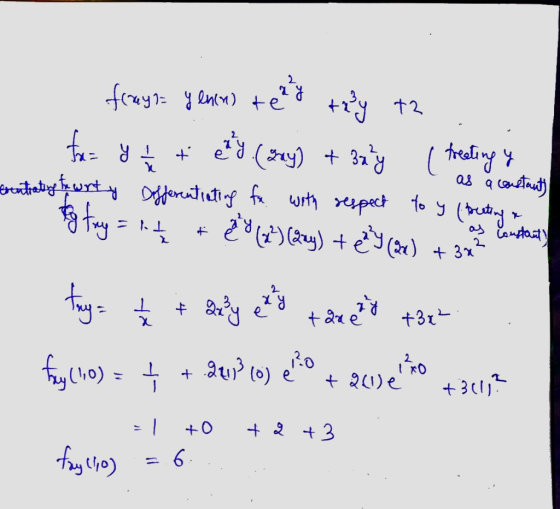 fray? y encu) te teny +2²4 +2 ey (zay) + 3aly ( freeting y asentrating to wrty Differentiating for with respect to y (beeting