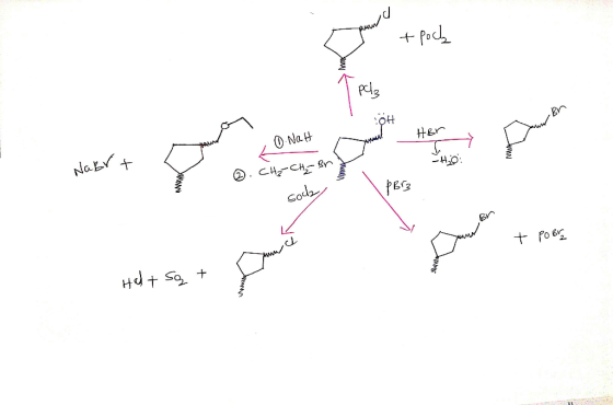 un & pock المن Her 10 NaH 1 الاولى / D. CH₃ CH₂ Bro soda است - سست تر اور کسی دن + Po6 Halt sq +