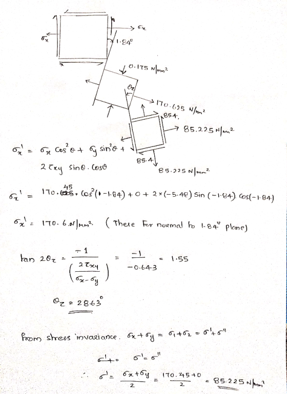 1.949 .IT5 Nom? 110.625 Nom? 85.4. 85.225 m2 a= one cose + og sino + 2 Try Sine. Cosio 85.4 85.225 N/mm2 oz 170.6sCos(0-1-8