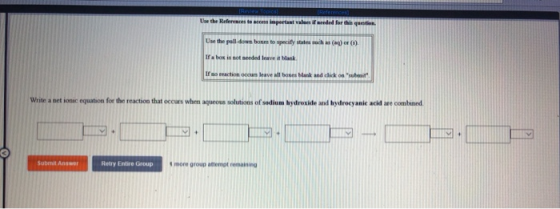 Use the References to es important vali ded for this question Use the poll down boxes to specify states such () () If a box i