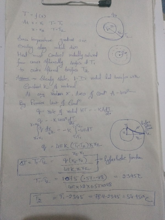 T= f($ OVO At oor. TT 8- 0 T-To Sunce temperatuse goodion are existug along sadul din Heat must conduct socially ontwed l o f