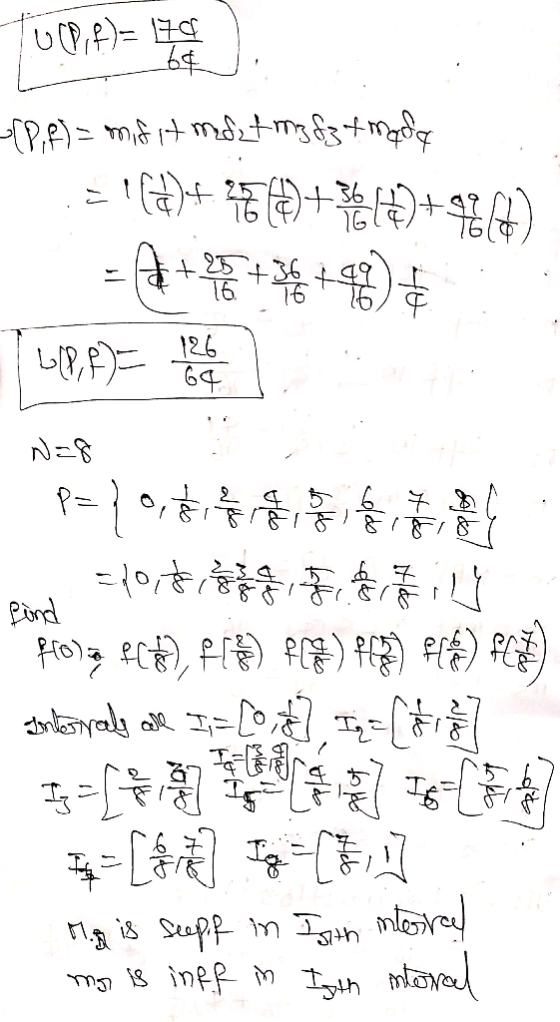 + mdt -P,)= m +25+36 16 126 NR IF Pird eryals -