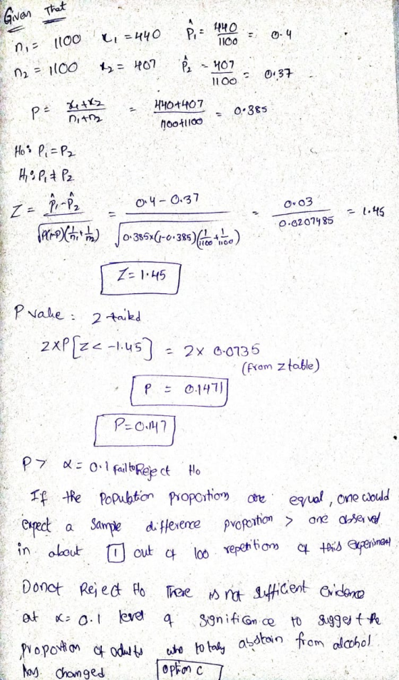 Given that Pi = 440 2 = 440 1100 n, 1100 ² = 407 - 407 n2 = 1100 0:37 11 00 H40+407 P = 4tke 0.385 nitz noot1100 Hoi P = P2 H