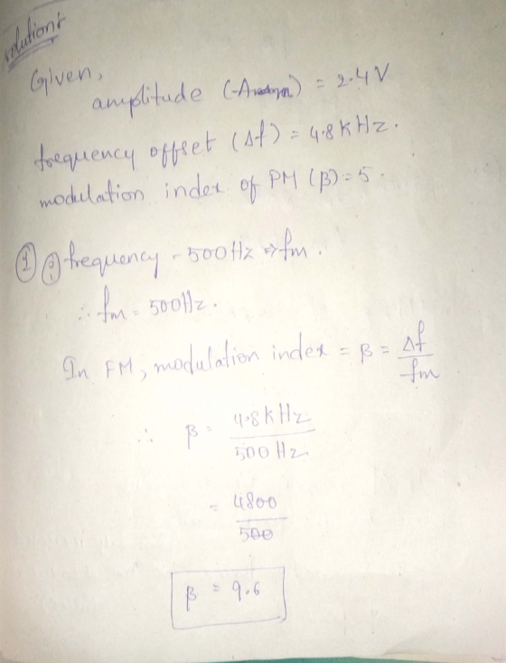 iven modulation indet of PH (B) ①@hequencǐ r500㎐.-/.n F M )modulation index 00 z 500 9