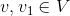 v,v_1\in V