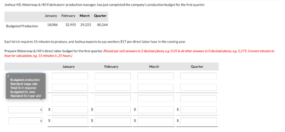 Joshua Hill, Waterway & Hill Fabricators production manager, has just completed the companys production budget for the firs