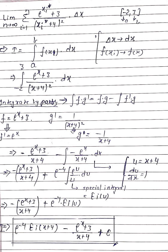 tit م +3 Lim AX (-2,3] ta * +4 1² ܚܨܐ noo (*** ttt w یا 4₃ da finn) da fixi tex) 3 a N et3 dat f (x+4)2 Integrare by parts. (