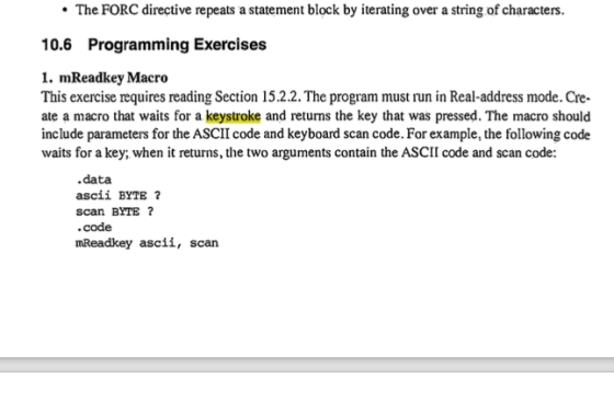 Image for Assembly Programming Question. Read keystroke, reverse case and display, stop on ESC. Assembly Programming Que