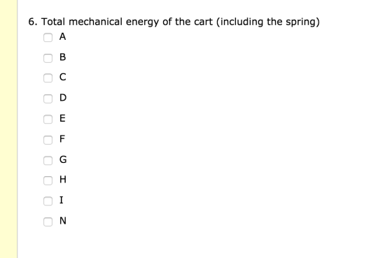 0 2 0 н 0 т 0 о 0 т 0 п 0 о 0 о 0 т 0 » 6. Total mechanical energy of the cart (including the spring)