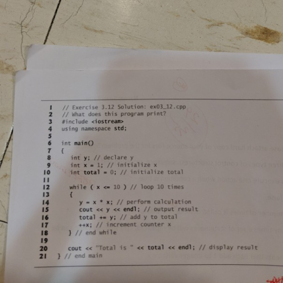 I // Exercise 3.12 Solution: ex03_12.cpp // What does this program print? #include <iostream> using namespace std; 3 4 7 int