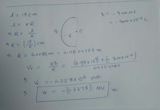 = 19 cm) -9-00x10-6 C カRF シ 9 cm 9.99 X0 0-060478 Va --1の3378 X 106 Volt Vs 一一11, 3378) MV