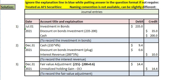 Solution: Ignore the explanation line in blue while putting answer in the question format if not require: Treated as AFS Secu