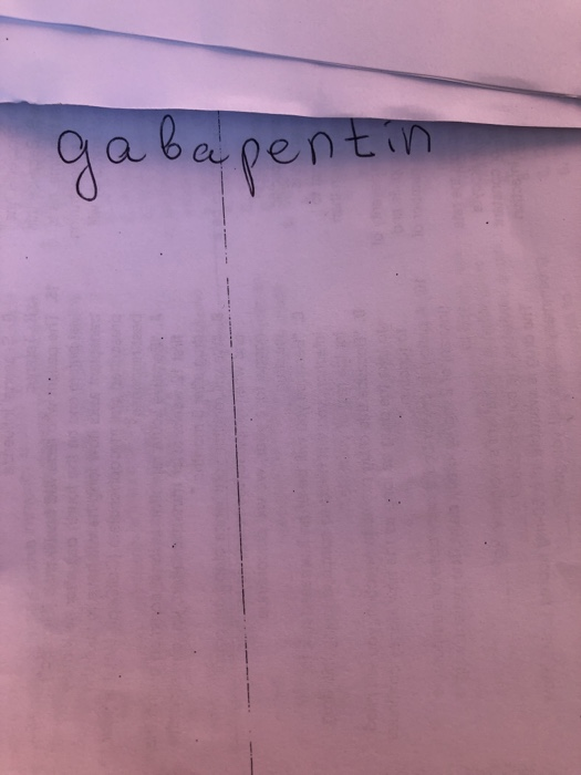 gabapentin