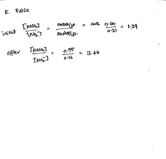 E. False - BoB 0.40 = 1.29 [Anas] Ing] L mateslet neoted at initial 0:16