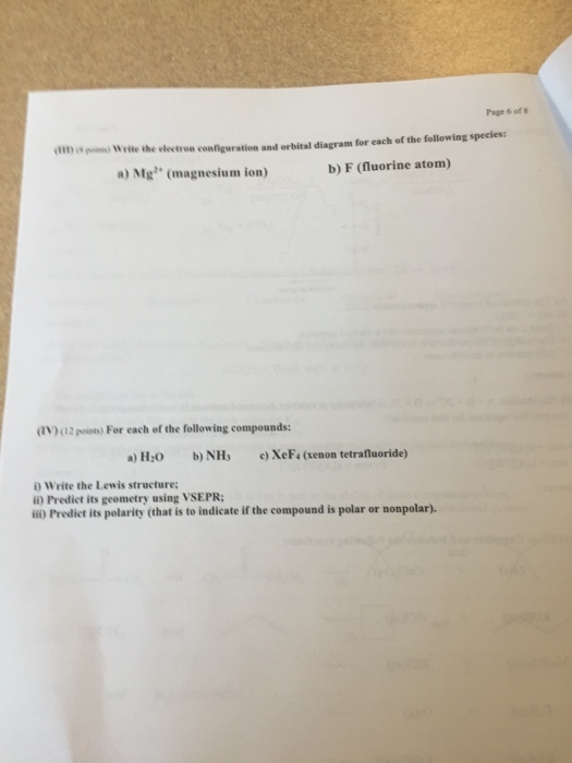 For each of the following compounds: Write the Lew