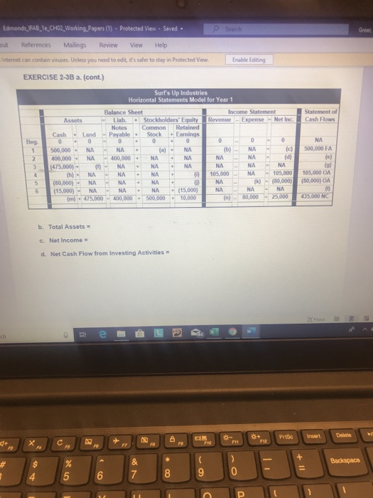 Edmondt.FAB_10_CH02. Working Papers (0) - Protected ViewSaved Search Greer out References Mailings Review View Help Internet
