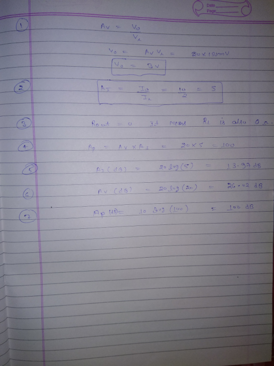 Date Page. レ tes 3. 92 d8