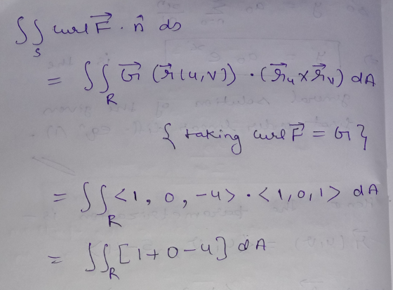 Ssuarl F. n as Glu, wo) (ru xh) da - n taking card f = G} =SS<1,0 ,-43.<1,0,1) da = 5S [1+0-4] DA R
