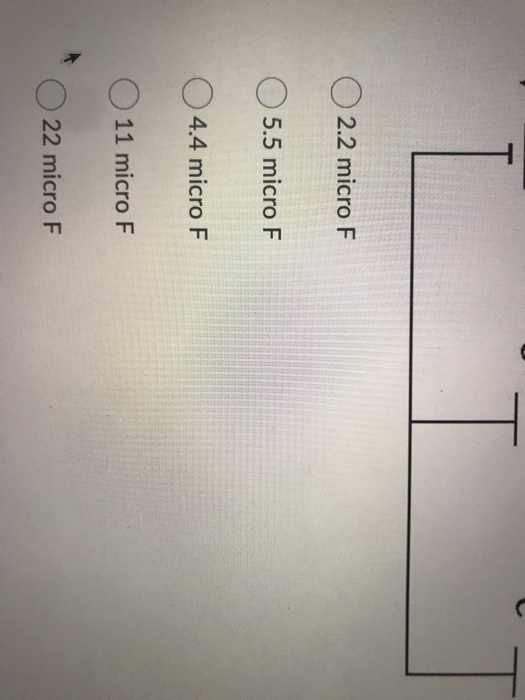 2.2 micro F 5.5 micro F 04.4 micro F 11 micro F 22 micro F
