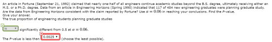 An article in Fortune (September 21, 1992) claimed that nearly one-half of all engineers continue academic studies beyond the