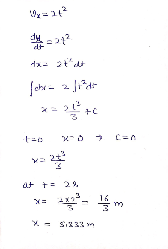 2. 242 3 3 3 3 χ = S,333 m