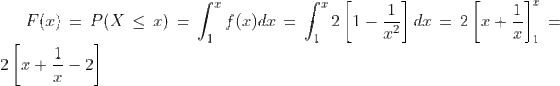 - 1 1 f (x)dx F(x) P(X ) 2 1 dr 1 2