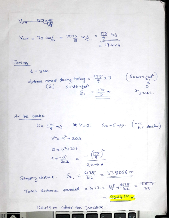 1n5 mls 12S Text = 3 sec . clslome mond dum3) 2 rm Hut he bauke -NC U= !겪 m/s @vso. a--5ms. (-ǐel dece.-) 17 ST 37.8086 m St