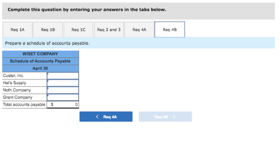 Complete this question by entering your answers in the tabs below. Reg 1A Reg 1B Req 1C Regic Reg 2 and 3 Reg 2 and 3 Reg 4A