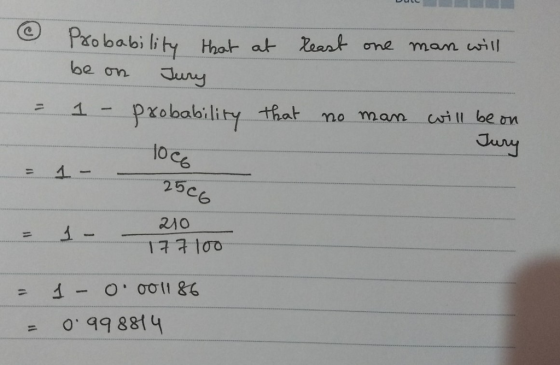 ⓒ Po bability Hak al- Zean- ne man will lbe om Juny 1-一probability, that no man duny 10C6 ce 21o 17 7 lơo 4-0奻1186 0 99 8814