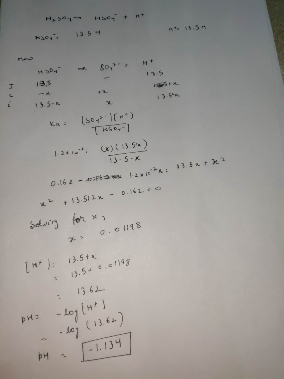 ret Hy sou rsoy & Hjoy: 13.5M Ht: 13.5M now → Soy-+ 13.5 Hvou Hjou H+ 13.5 Pasta 13.5 x 13.5th ka= (soy2-[nt] Tesour] 1.2410