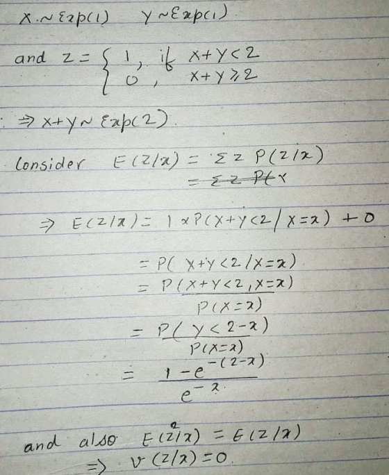 and Consider Elz/x) 、22 P(212 1 )-(だス) 2-2) and also ec2/7) =612/7)