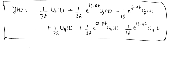 ylt) = 16-st 8-4t I VgIt) + Ie Uelt ale Upit 32 32 16 32-8t 16.4t +1 Uylt +Le Uult-le Uult 32 32 16