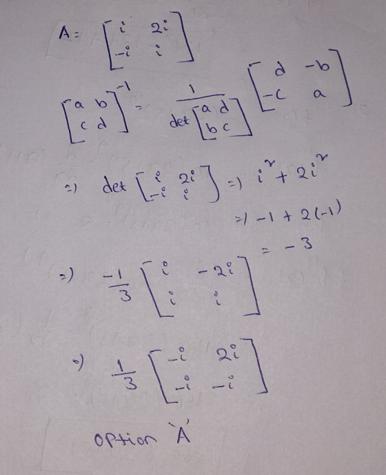 Р de [573-1425 - 1 + 2(-1) e? option A