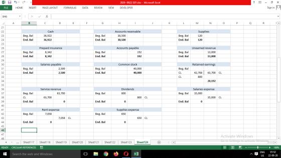 XIA 5 2020-09(2) SEP.xlsx - Microsoft Excel ? X FILE HOME INSERT PAGE LAYOUT FORMULAS DATA REVIEW VIEW DEVELOPER Sign in B46