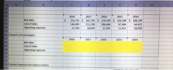 . DIE F 2017 $ $ Net Sales Cost of Sales Operating expenses 2018 233,715 140,089 22,396 S 182,795 112,258 18,034 2016 170,910