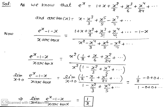 Sol. - As we know that = + x T + ... २५ N Nρω z arc tanx Sol ne we know that pt = 1+*+ ** + x++x+ and arc tan (20) = x-x3 + x